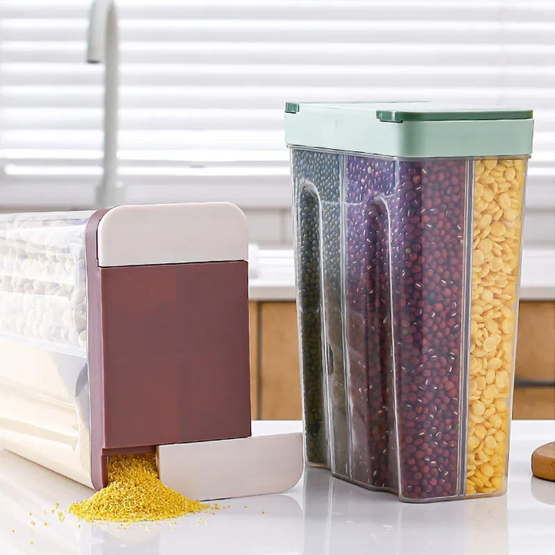 Kitchen Food Storage Box Tank Kitchen Organizer Moisture-Proof Storage Boxes Plastic Container Rice Bucket Grain Container
Kitchen Food Storage Box Tank Kitchen Organizer Moisture-Proof Storage Boxes Plastic Container Rice Bucket Grain Container