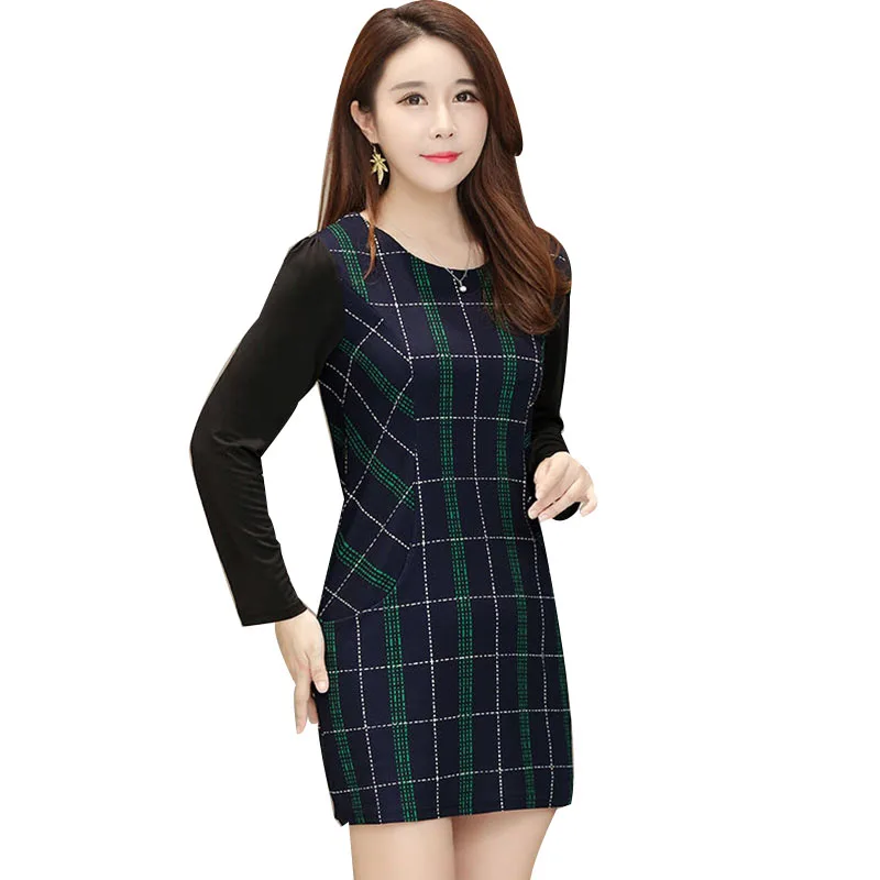 Women Plaid Mini Dresses Lady Full sleeve Fashion Female Sexy Slim Patchwork Plus Size Casual Elegant Vintage Dresses AA277
Women Plaid Mini Dresses Lady Full sleeve Fashion Female Sexy Slim Patchwork Plus Size Casual Elegant Vintage Dresses AA277