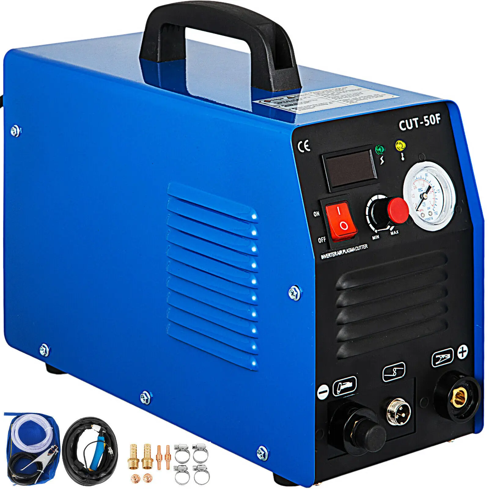 110V / 220V CUT-50F Plasma Cutter 50 Amp Dual Voltage Metal Cutter Inverter IGBT
110V / 220V CUT-50F Plasma Cutter 50 Amp Dual Voltage Metal Cutter Inverter IGBT