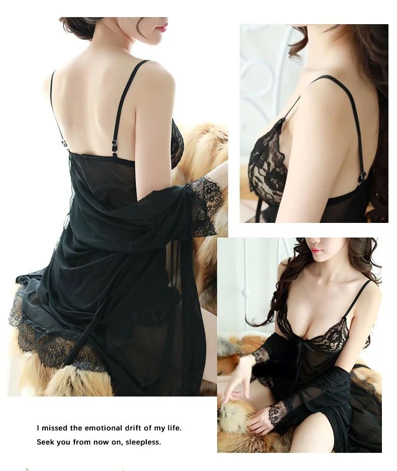 Lace sexy pajamas Europe and America adult interest underwear perspective foreign trade ladies net bag sling suit
Lace sexy pajamas Europe and America adult interest underwear perspective foreign trade ladies net bag sling suit