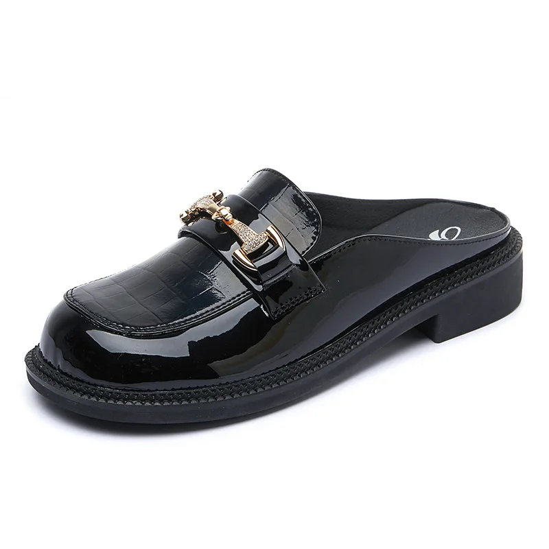 Half Slippers Women's Outer Wear 2021Spring\Summer New Style Female Muller Shoe Flat Leather Shoes Low heel Slip-on Shoes Ladies
Half Slippers Women's Outer Wear 2021Spring\Summer New Style Female Muller Shoe Flat Leather Shoes Low heel Slip-on Shoes Ladies