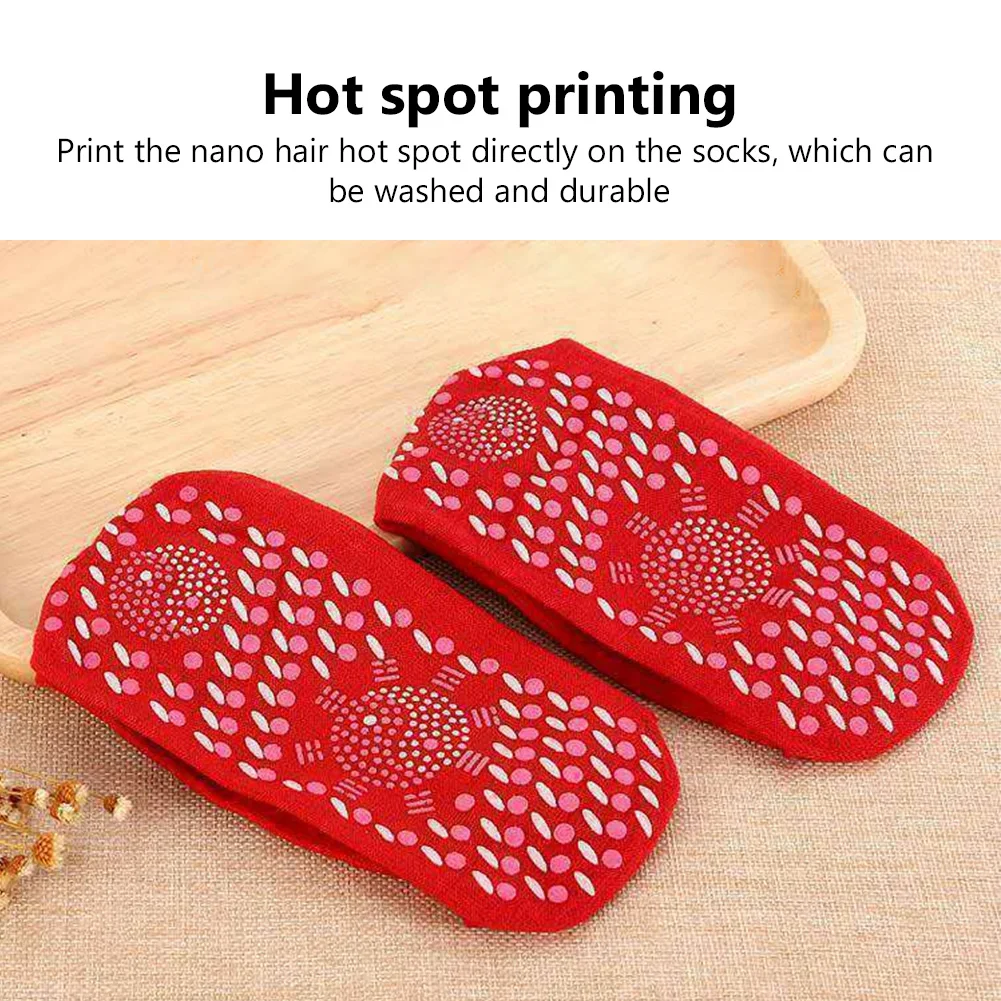 

Hot Self Heating Heated Socks for Women Men Help Warm Feet Winter Comfortable Healthy Heated Socks Magnetic Therapy Socks