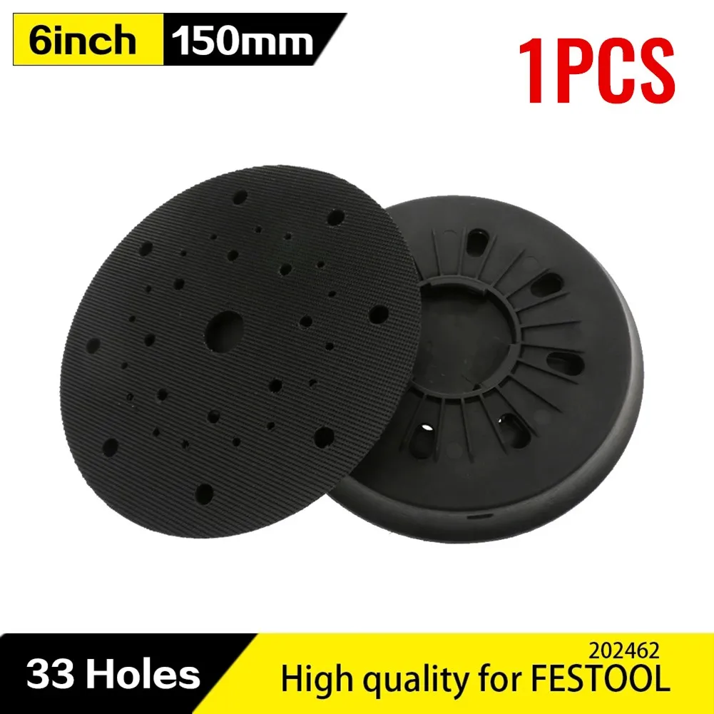 6inch 33-hole Hook&loop Sanding Pad For Sanding Disc Backing Plate Sanding Flat Surfaces And Narrow Edges Enables Re-use
6inch 33-hole Hook&loop Sanding Pad For Sanding Disc Backing Plate Sanding Flat Surfaces And Narrow Edges Enables Re-use