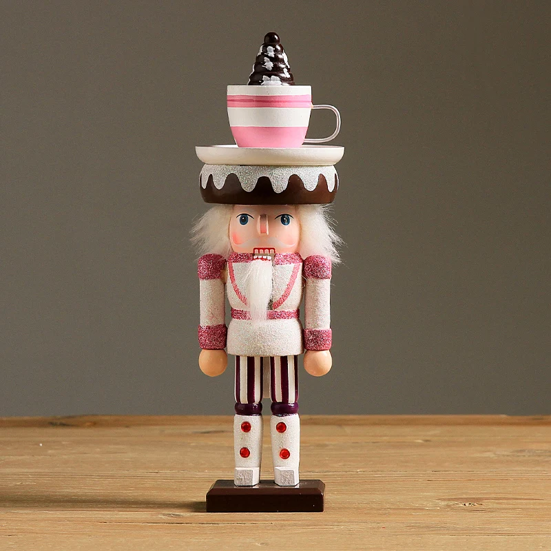 25cm cake Nutcracker man Movable doll puppets, hand-painted walnut children Christmas toy gift D323
25cm cake Nutcracker man Movable doll puppets, hand-painted walnut children Christmas toy gift D323