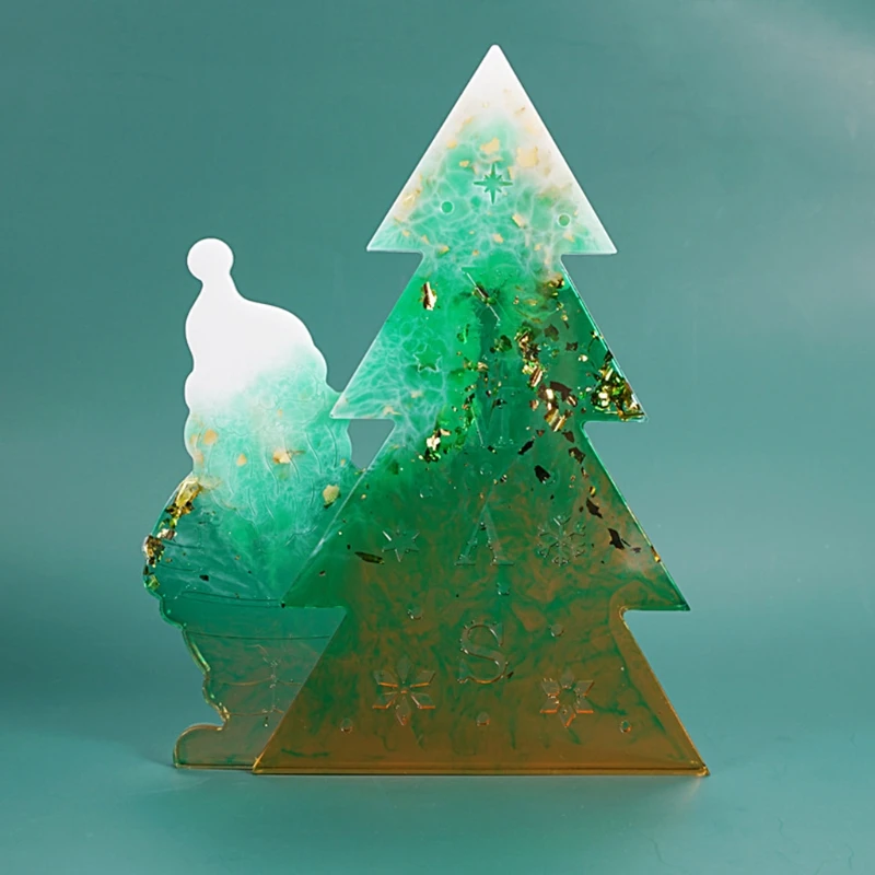 Crystal Epoxy Resin Mold DIY Christmas Tree Santa Listed Pendant Silicone Mould L4ME
Crystal Epoxy Resin Mold DIY Christmas Tree Santa Listed Pendant Silicone Mould L4ME
