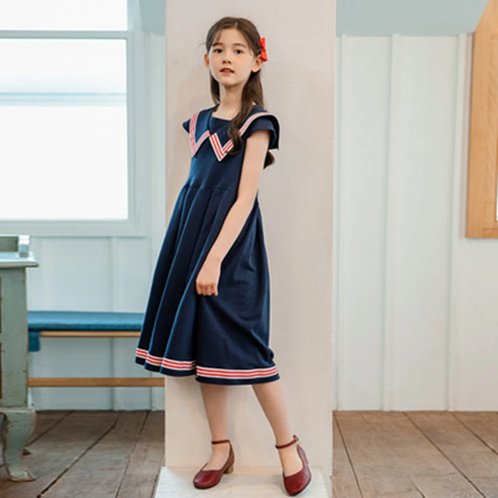 Летнее темно-синее платье с матросским воротником для девочек, милые платья с коротким рукавом, детское платье принцессы для маленьких дево...
Летнее темно-синее платье с матросским воротником для девочек, милые платья с коротким рукавом, детское платье принцессы для маленьких дево...