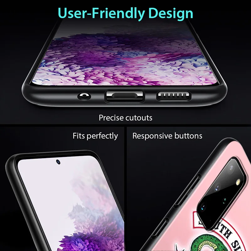 Riverdale South Side Serpent Snake for Samsung Galaxy A72 A52 A32 A12 A02S S20 FE Plus Ultra Lite A91 A81 A71 A51 5G Phone Case
Riverdale South Side Serpent Snake for Samsung Galaxy A72 A52 A32 A12 A02S S20 FE Plus Ultra Lite A91 A81 A71 A51 5G Phone Case