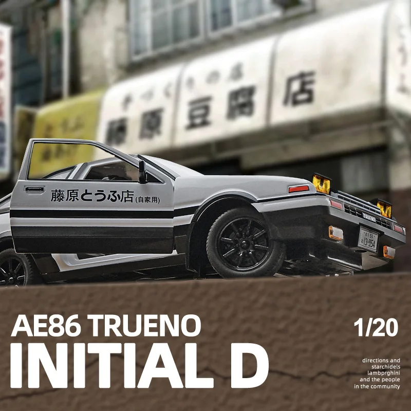 1:20 INITIAL D Toyota AE86, металлическая игрушечная машинка из сплава, литой и игрушечный автомобиль, модель автомобиля со звуком и светильник, модель ...
1:20 INITIAL D Toyota AE86, металлическая игрушечная машинка из сплава, литой и игрушечный автомобиль, модель автомобиля со звуком и светильник, модель ...