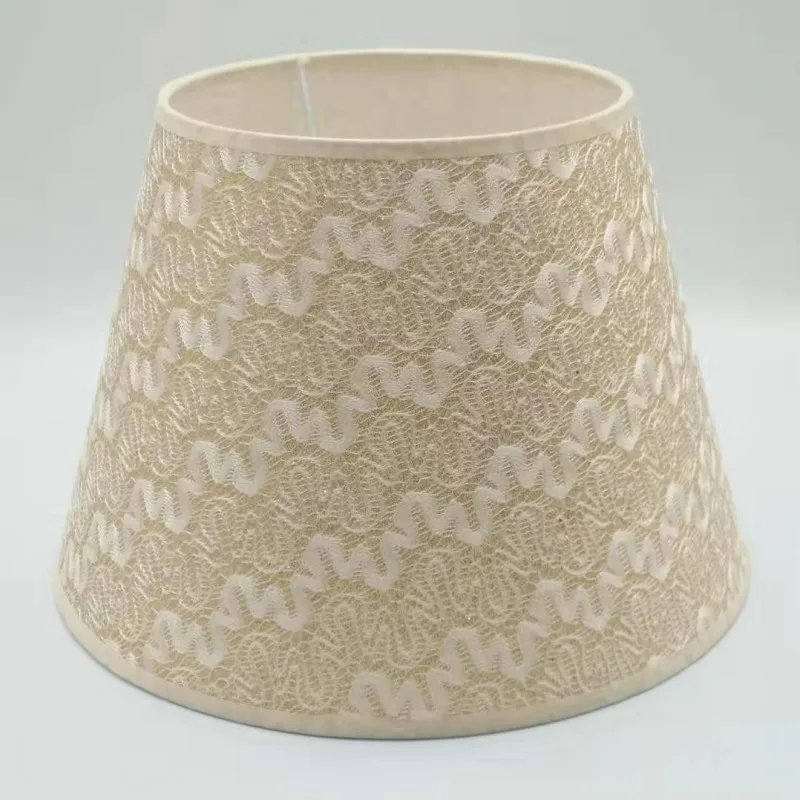 

30cm E27 Art Deco Lamp shades for table lamps Fabric golden /silver round lampshade modern style lamp cover for home decoration