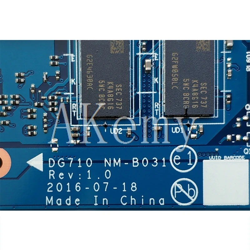 For Lenovo 110-17IKB laptop motherboard I5-7200U VGA(V2G) DDR(4G) number NM-B031 FRU 5B20M40830 5B20M40833
For Lenovo 110-17IKB laptop motherboard I5-7200U VGA(V2G) DDR(4G) number NM-B031 FRU 5B20M40830 5B20M40833