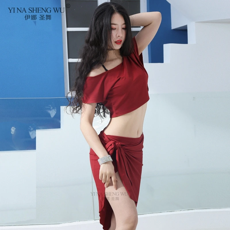 Adult Belly Dance Practice Costume Modal Sexy Top Short/Long Split Skirt Women Oriental Indian Dancing Training Group Clothing
Adult Belly Dance Practice Costume Modal Sexy Top Short/Long Split Skirt Women Oriental Indian Dancing Training Group Clothing