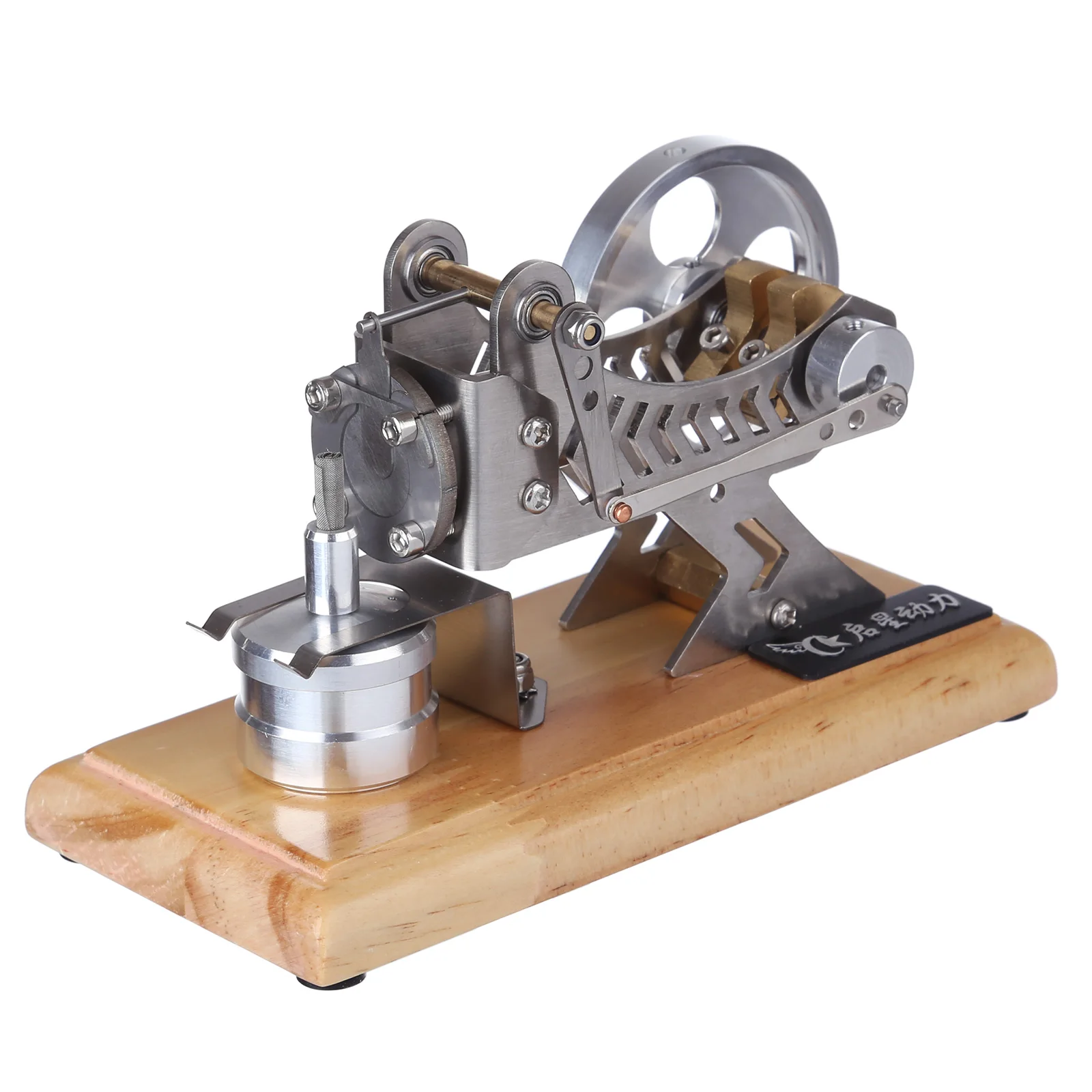 Solid Wood Baseplate DIY All-Metal Vacuum Stirling Engine Stem Steam Model Set Educational Toy For Kids Children Adults Gift
Solid Wood Baseplate DIY All-Metal Vacuum Stirling Engine Stem Steam Model Set Educational Toy For Kids Children Adults Gift