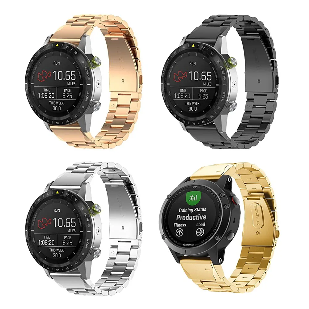 Ремешок Fenix 6S 5S полоса 20 мм сплошной Нержавеющая сталь металлический ремешок для