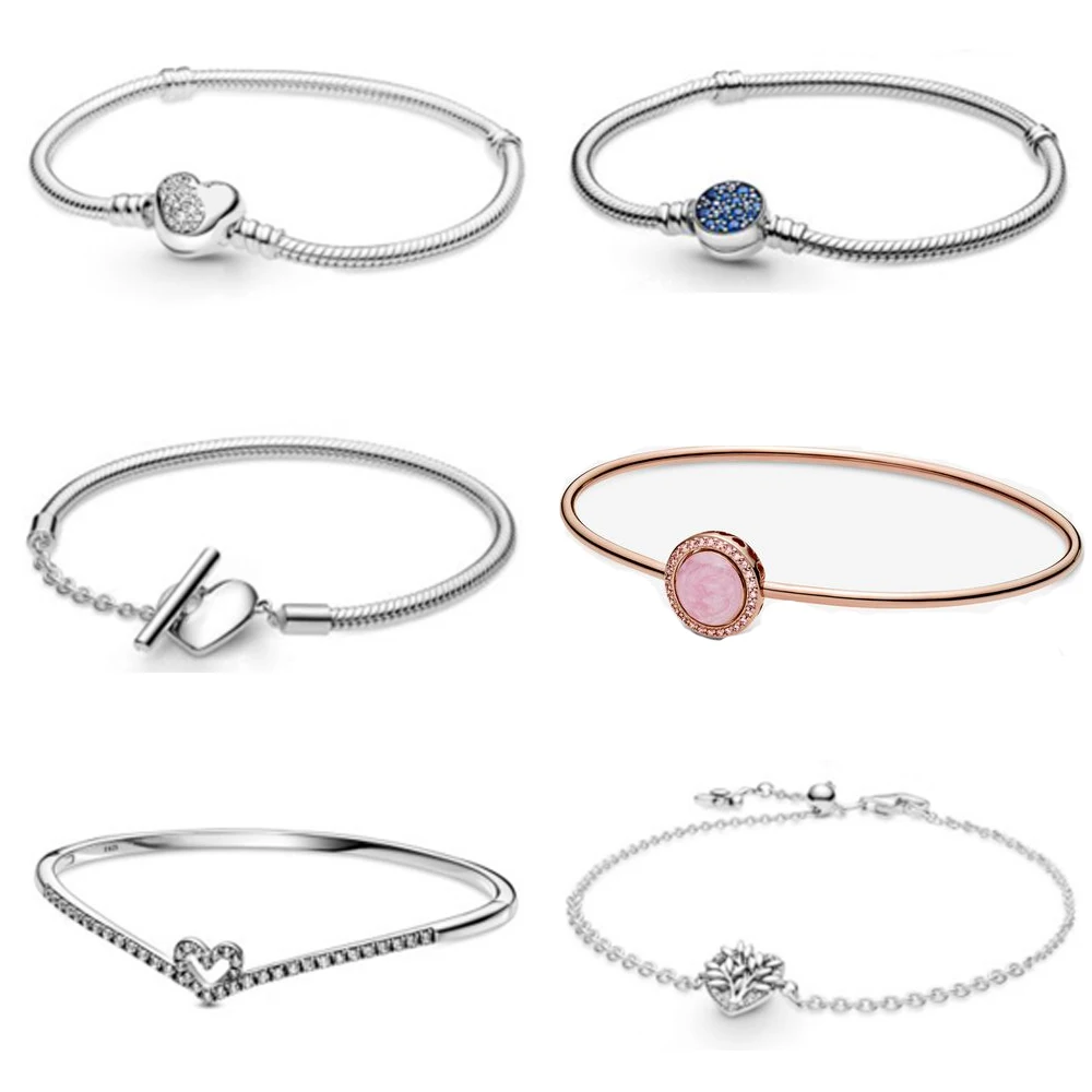 2021 NEW 100% 925 Sterling Silver Valentine's Day Limited Collection Chain Bracelet Fit Women Original Fashion Jewelry Gift
2021 NEW 100% 925 Sterling Silver Valentine's Day Limited Collection Chain Bracelet Fit Women Original Fashion Jewelry Gift