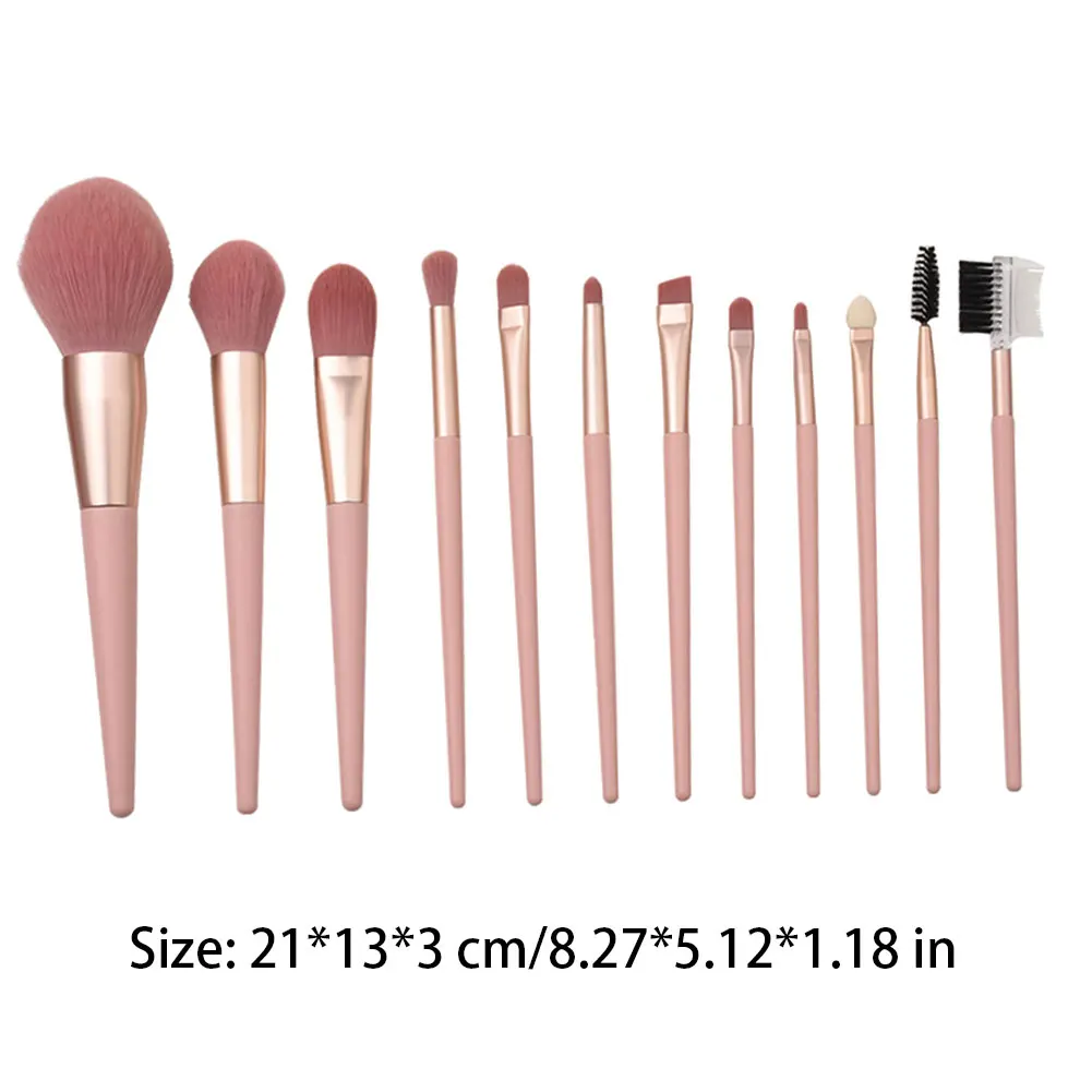 12PCS Foundation Brushes Women Makeup Brushes Set Cosmetic Tools Eyeshadow Blending Face Powder Blushes For She Makeup
12PCS Foundation Brushes Women Makeup Brushes Set Cosmetic Tools Eyeshadow Blending Face Powder Blushes For She Makeup