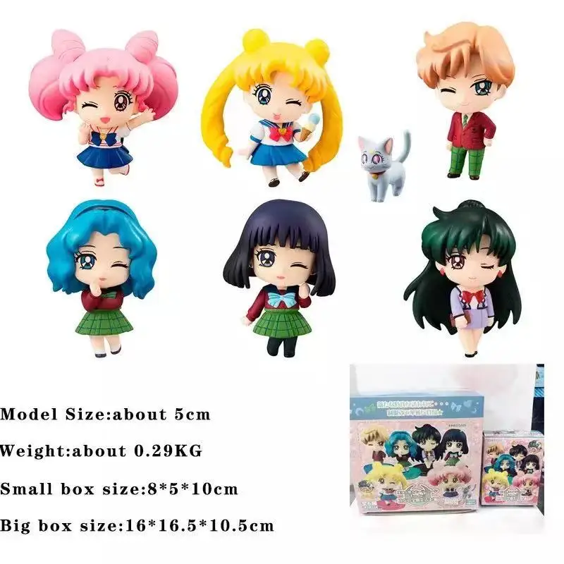 8CM Japan Anime Sailor Moon Tsukino Usagi Cartoon Character PVC Anime Figure Kawaii Model Doll Figurine Toy Gift Collectible
8CM Japan Anime Sailor Moon Tsukino Usagi Cartoon Character PVC Anime Figure Kawaii Model Doll Figurine Toy Gift Collectible