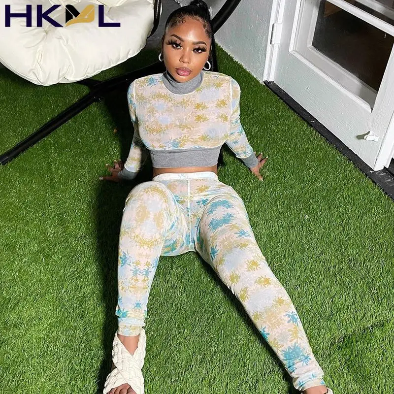 Patchwork Printing Crop Top And Pants Two Piece Sets Turtleneck Long Sleeve Sportswear Causual Outfits Fall Co-ord Set
Patchwork Printing Crop Top And Pants Two Piece Sets Turtleneck Long Sleeve Sportswear Causual Outfits Fall Co-ord Set