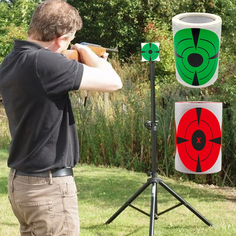 120pcs/Roll Shooting Target Adhesive Shoot Targets Splatter Reactive Stickers For Archery Bow Hunting Shooting Practice Training
120pcs/Roll Shooting Target Adhesive Shoot Targets Splatter Reactive Stickers For Archery Bow Hunting Shooting Practice Training