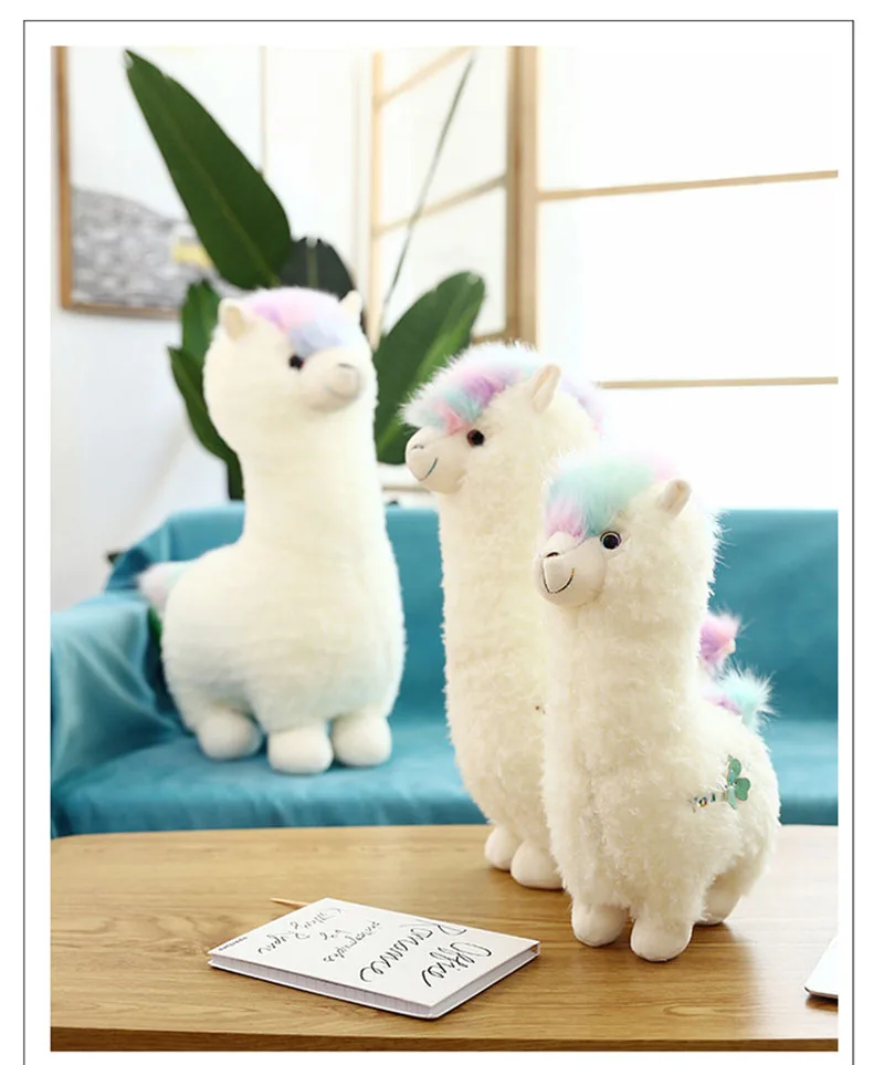 28-70cm Kawaii Alpaca Plush Doll Cute Llama Alpacasso Stuffed Toy Anime Cushion Pillow Children Kids Gift
28-70cm Kawaii Alpaca Plush Doll Cute Llama Alpacasso Stuffed Toy Anime Cushion Pillow Children Kids Gift