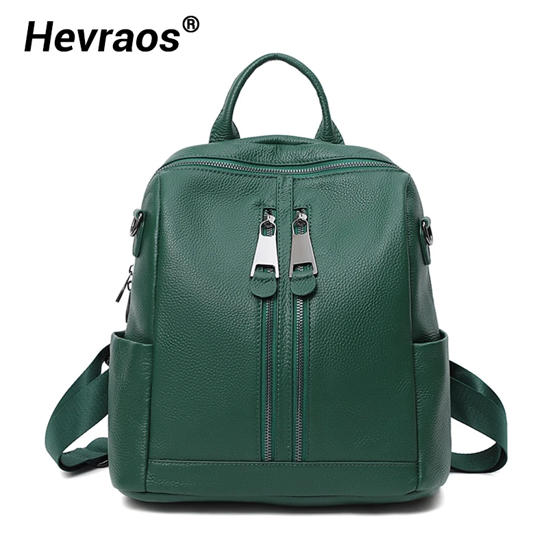 Women Soft Real Leather Backpacks Vintage Female Shoulder Bag Ladies Casual Travel Bagpack Mochilas School Bags Girls Sac a Dos
Women Soft Real Leather Backpacks Vintage Female Shoulder Bag Ladies Casual Travel Bagpack Mochilas School Bags Girls Sac a Dos