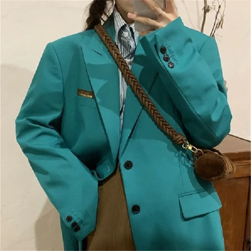 France Japan vintage style Autumn summer women jackets Casual Loose 2xl Office Suit
France Japan vintage style Autumn summer women jackets Casual Loose 2xl Office Suit