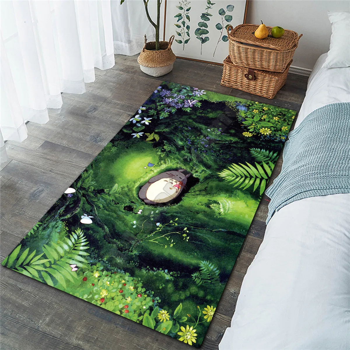 Funny Totoro 3D Printed Carpet Mat for Living Room Doormat Flannel Print Bedroom Non-slip Floor Rug Style-4 
Funny Totoro 3D Printed Carpet Mat for Living Room Doormat Flannel Print Bedroom Non-slip Floor Rug Style-4