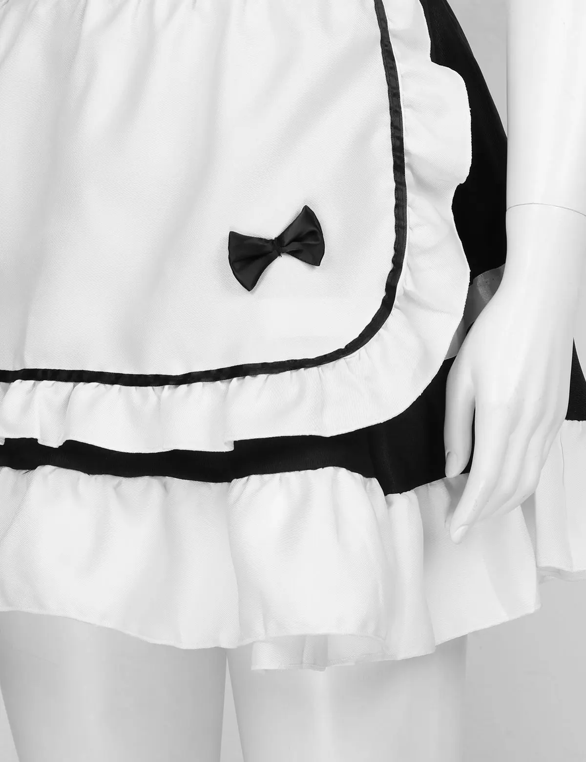 Womens Halloween French Maid Dress Up Cosplay Costume Puff Sleeves Maid Uniform Dress with Apron Headwear Fake collar Clubwear
Womens Halloween French Maid Dress Up Cosplay Costume Puff Sleeves Maid Uniform Dress with Apron Headwear Fake collar Clubwear