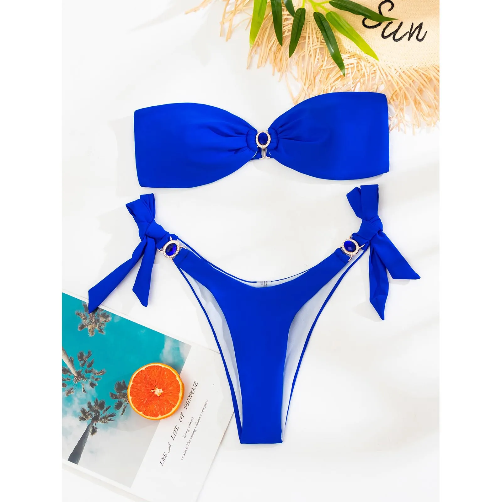 Women Bandeau Bandage Bikini Set Push-Up Brazilian Swimwear Beachwear Swimsuit Sexy Ladies Beach Underwear Set
Women Bandeau Bandage Bikini Set Push-Up Brazilian Swimwear Beachwear Swimsuit Sexy Ladies Beach Underwear Set