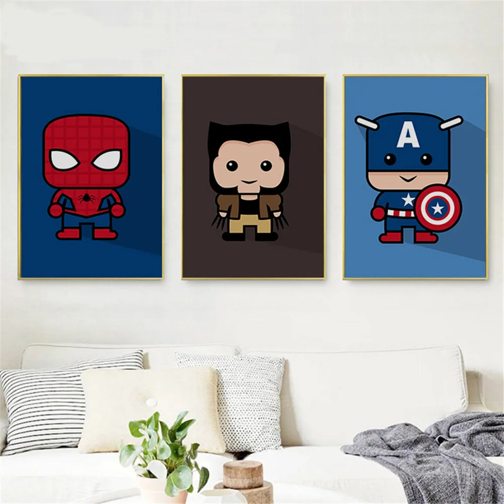 Baby Room Cartoon Mural Decor Anime Avengers Poster Marvel Superhero Canvas Painting Wall Art Picture Kids Bedroom Home Decor
Baby Room Cartoon Mural Decor Anime Avengers Poster Marvel Superhero Canvas Painting Wall Art Picture Kids Bedroom Home Decor