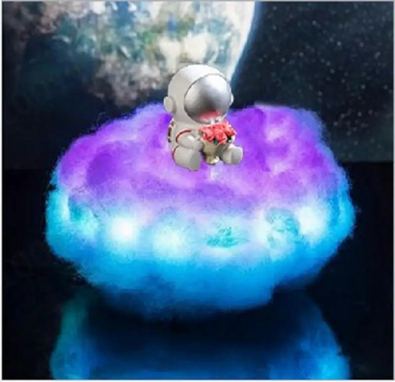 Night lights Cloud 3D Rainbow Effect Table Lamps Space Astronaut LED Colorful Night Lamp For Kids/Girlfriend/Boyfriend Gift
Night lights Cloud 3D Rainbow Effect Table Lamps Space Astronaut LED Colorful Night Lamp For Kids/Girlfriend/Boyfriend Gift