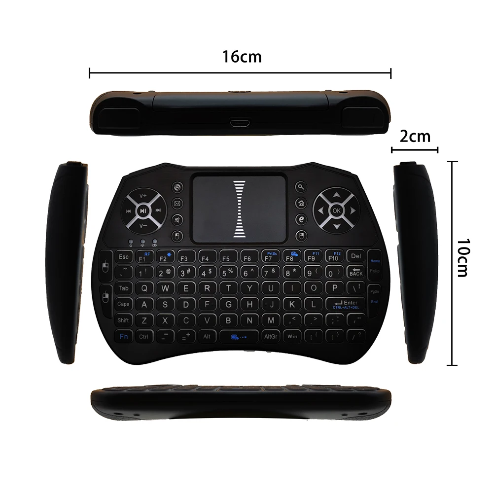 Mini Wireless Keyboard A81 2.4ghz English 4 colour Air Mouse with Touchpad Remote Control 7 color backlit Android TV Box PK i8
Mini Wireless Keyboard A81 2.4ghz English 4 colour Air Mouse with Touchpad Remote Control 7 color backlit Android TV Box PK i8