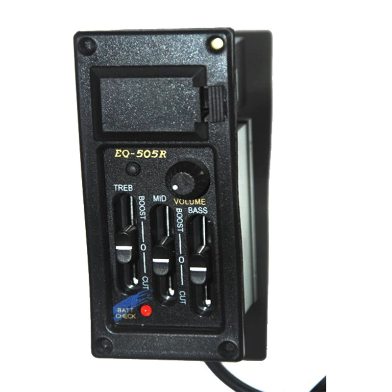 Active 3 Band Guitar Pickups 505R EQ Preamp Pickup Piezo For Acoustic Guitar 
Active 3 Band Guitar Pickups 505R EQ Preamp Pickup Piezo For Acoustic Guitar