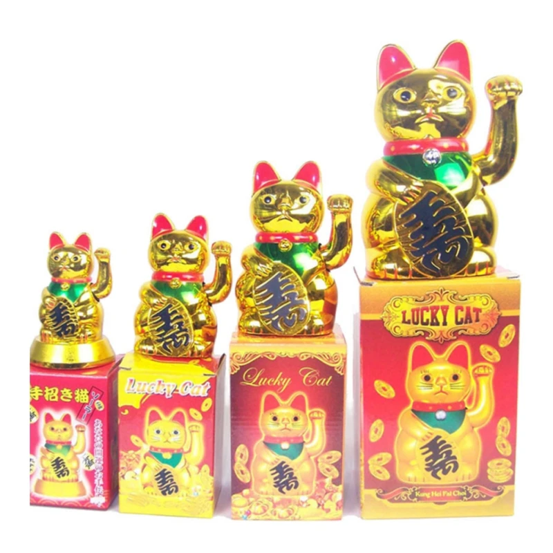 2020 New Golden Electric Hand Shake Beckoning Cat Lucky Cat Suitable for Home Office
2020 New Golden Electric Hand Shake Beckoning Cat Lucky Cat Suitable for Home Office