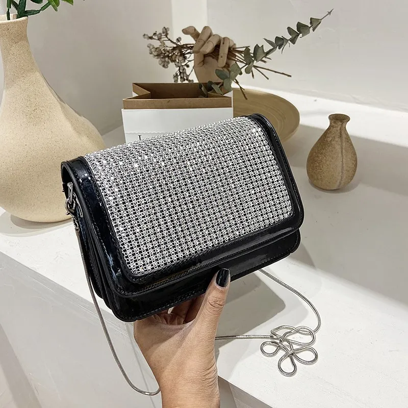 Diamond Flap Bag Fashion Bags For Women 2020 Purses And Handbags Luxury Designer High Quality Messenger Bag Bling Women Purse
Diamond Flap Bag Fashion Bags For Women 2020 Purses And Handbags Luxury Designer High Quality Messenger Bag Bling Women Purse
