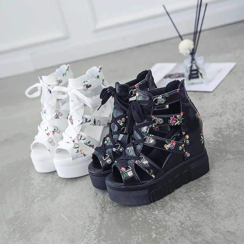 INS Hot Print Leisure Wedges Women's Shoes Summer Shoes Women Sandals Platform Shoelaces High Heels Casual Shoes Woman
INS Hot Print Leisure Wedges Women's Shoes Summer Shoes Women Sandals Platform Shoelaces High Heels Casual Shoes Woman