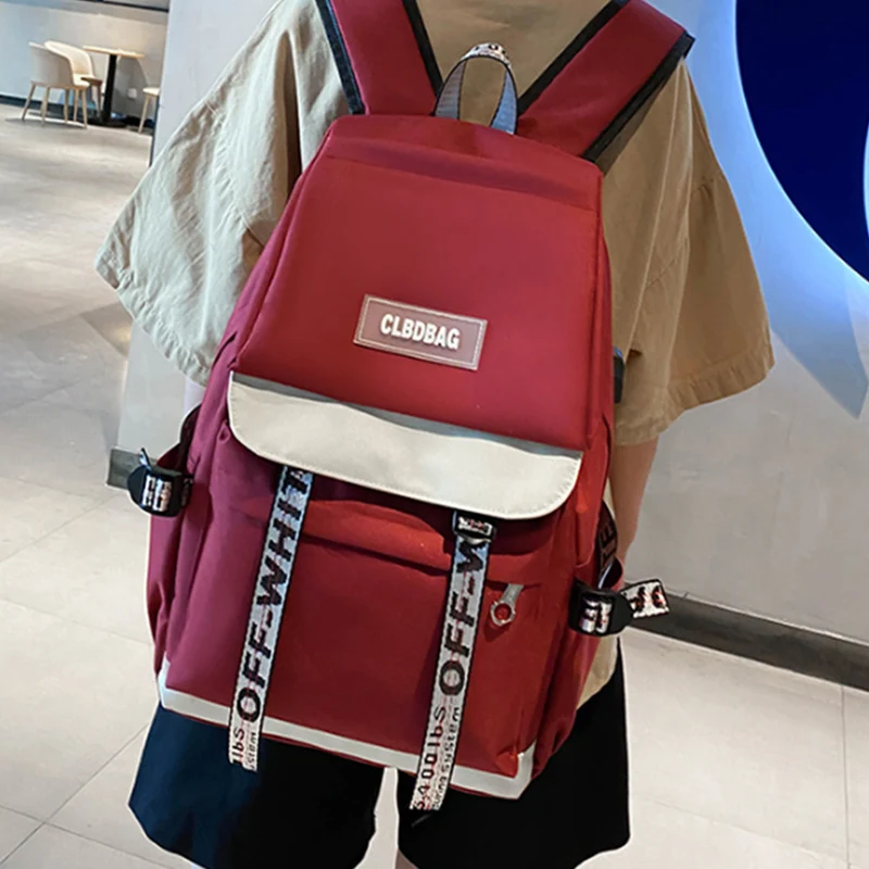 Korean backpack three-piece set high school university simple backpack middle school junior high school student schoolbag
Korean backpack three-piece set high school university simple backpack middle school junior high school student schoolbag