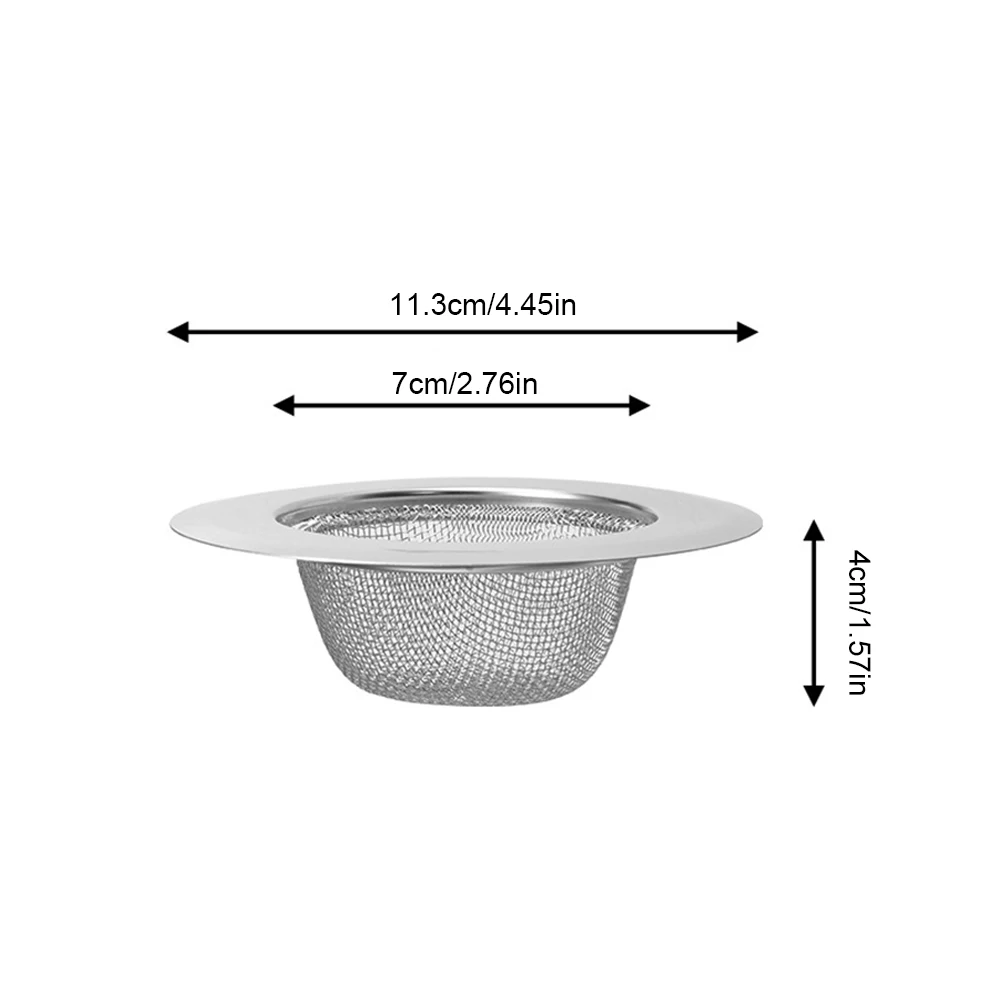 Household Stainless Steel Sink Filter Pool Bathtub Bathroom Sewer Floor Drain Kitchen Anti-clog Slag Strainer Accessor
Household Stainless Steel Sink Filter Pool Bathtub Bathroom Sewer Floor Drain Kitchen Anti-clog Slag Strainer Accessor