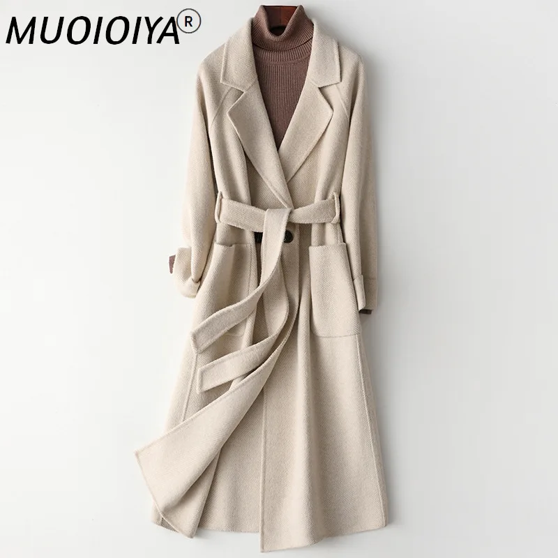 Autumn Elegant Wool Coat Women Winter Woman Coats 2022 Korean Fashion Ladies Cashmere Long Jacket+Belt Slim Outwear LW805
Autumn Elegant Wool Coat Women Winter Woman Coats 2022 Korean Fashion Ladies Cashmere Long Jacket+Belt Slim Outwear LW805