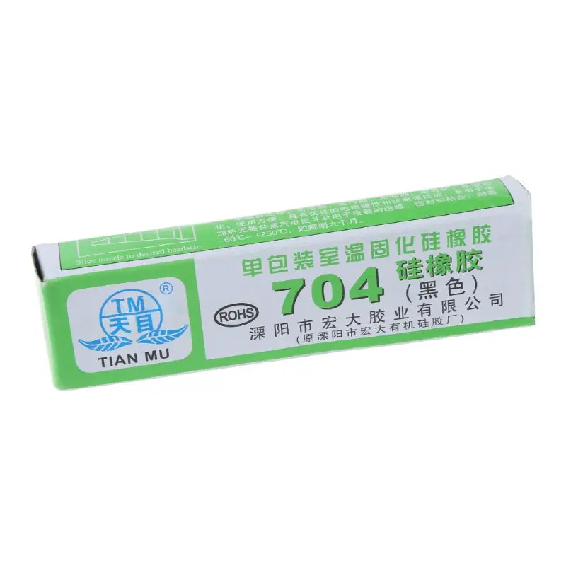 Silicone Industrial Adhesive 704 RTV Silicone Rubber Black Glue 45g Good permeability for positioning sealing marking
Silicone Industrial Adhesive 704 RTV Silicone Rubber Black Glue 45g Good permeability for positioning sealing marking
