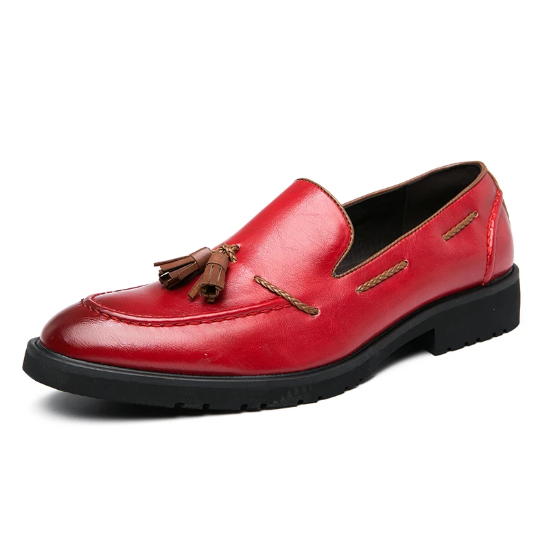 Fashion 2021 Men's Formal Loafers Comfortable Slip-on Daily Tassel Leather Shoes Big Size Wedding Business Elegant Shoes for Men
Fashion 2021 Men's Formal Loafers Comfortable Slip-on Daily Tassel Leather Shoes Big Size Wedding Business Elegant Shoes for Men