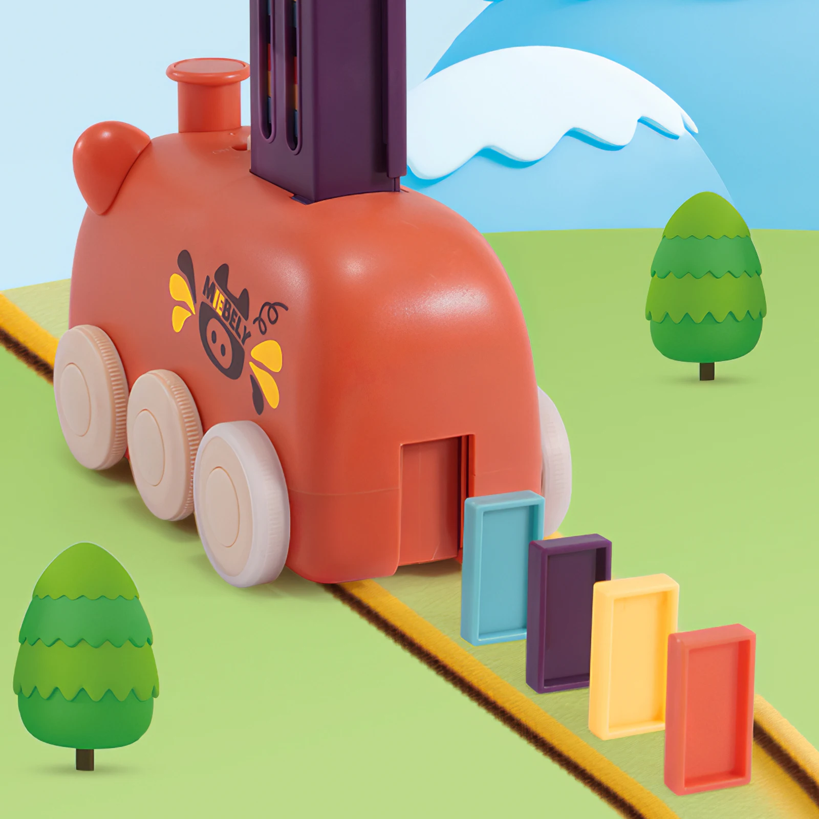 Colorful Plastic Dominoes Toys Funny Electric Domino Car Train Vehicle Model Automatic Set Up Christmas Gift Game For Boy Kid
Colorful Plastic Dominoes Toys Funny Electric Domino Car Train Vehicle Model Automatic Set Up Christmas Gift Game For Boy Kid