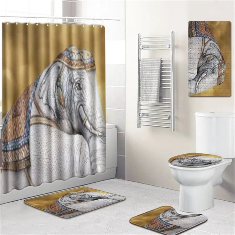 Bath Mat Bathroom Curtain Five-Piece Bathroom Non-Slip Mat Bath Mat Toilet Cover Foot Mat Bathtub Mat
Bath Mat Bathroom Curtain Five-Piece Bathroom Non-Slip Mat Bath Mat Toilet Cover Foot Mat Bathtub Mat
