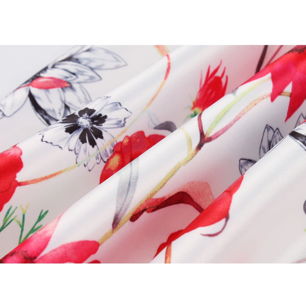 SISHION XL-3XL Plus Size Women Skirt WF0142 Ladies Summer Floral Print Knee Length A Line Swing Vintage Skirt in White
SISHION XL-3XL Plus Size Women Skirt WF0142 Ladies Summer Floral Print Knee Length A Line Swing Vintage Skirt in White