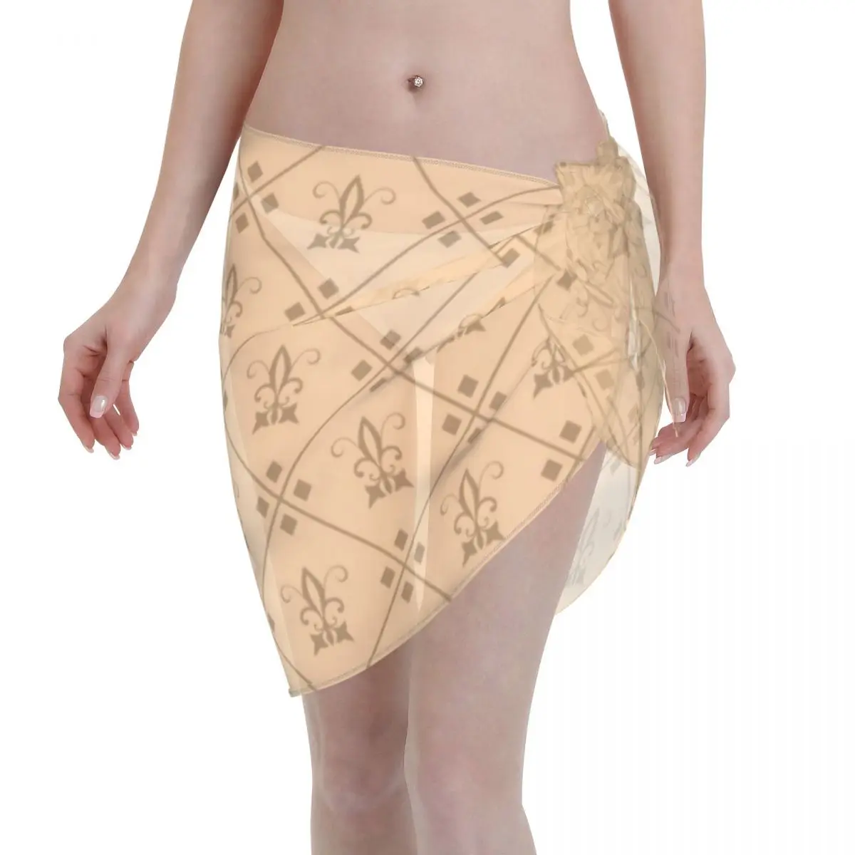 Women See-Through Beach Bikini Cover Up Wrap Scarf Swimwear Pareo Sarong Dress Vintage Fleur De Lis Casual Beach Dress
Women See-Through Beach Bikini Cover Up Wrap Scarf Swimwear Pareo Sarong Dress Vintage Fleur De Lis Casual Beach Dress