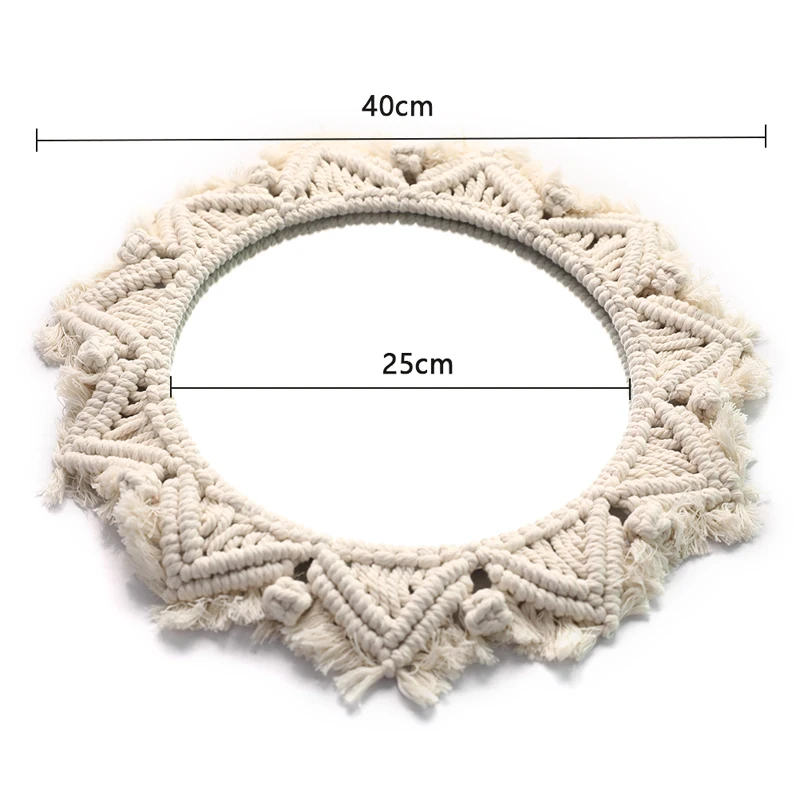 Home Decor Mirror Handmade Tapestry Makeup Mirror Compact Bohemia Decor
Home Decor Mirror Handmade Tapestry Makeup Mirror Compact Bohemia Decor
