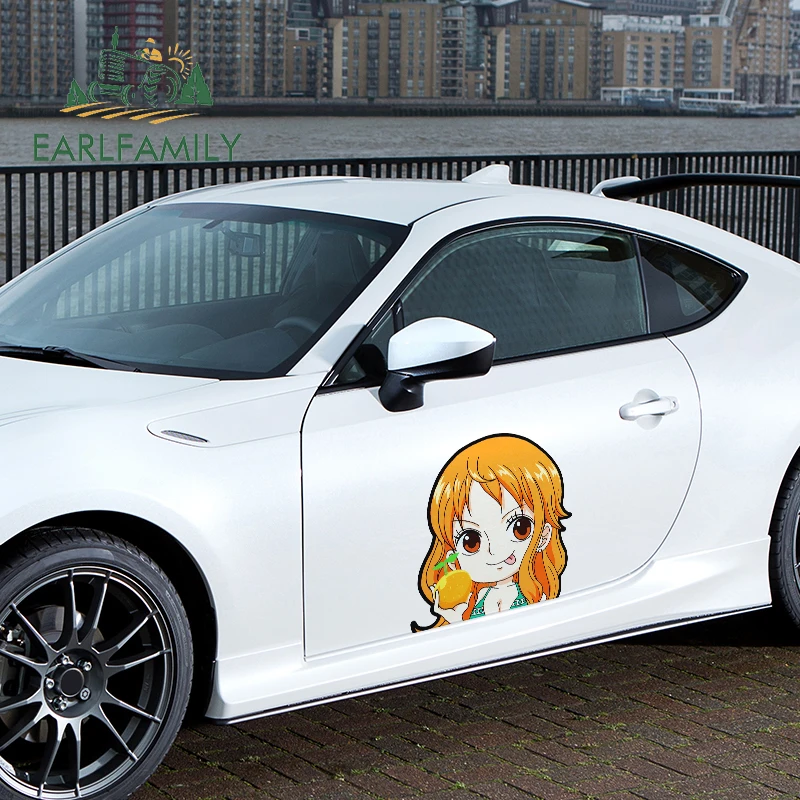 EARLFAMILY 43cm x 42cm Cartoon Anime Nami Car Stickers JDM Racing Graffiti Decals Car Head Body Window Trunk Car Wrap Decoration 
EARLFAMILY 43cm x 42cm Cartoon Anime Nami Car Stickers JDM Racing Graffiti Decals Car Head Body Window Trunk Car Wrap Decoration
