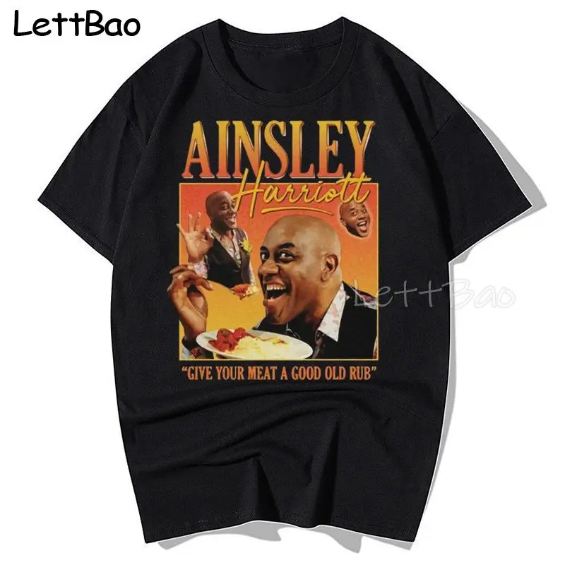 Ainsley Harriott T-shirt 2021 Summer Men Women Tee Hip Hop Graphic Print Tops Short Sleeve Men's Clothing T-shirts Man Summer
Ainsley Harriott T-shirt 2021 Summer Men Women Tee Hip Hop Graphic Print Tops Short Sleeve Men's Clothing T-shirts Man Summer