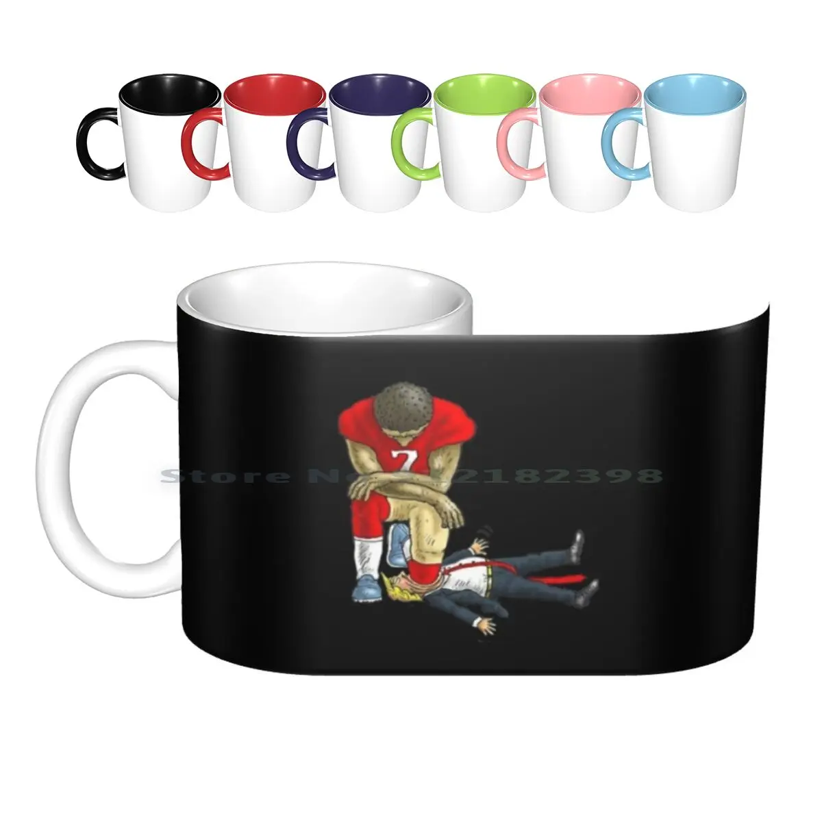 Керамические кружки Colin Kapernick, кофейные чашки, Кружка для молока и чая, креативные трендовые винтажные подарочные чашки для бутылок
Керамические кружки Colin Kapernick, кофейные чашки, Кружка для молока и чая, креативные трендовые винтажные подарочные чашки для бутылок