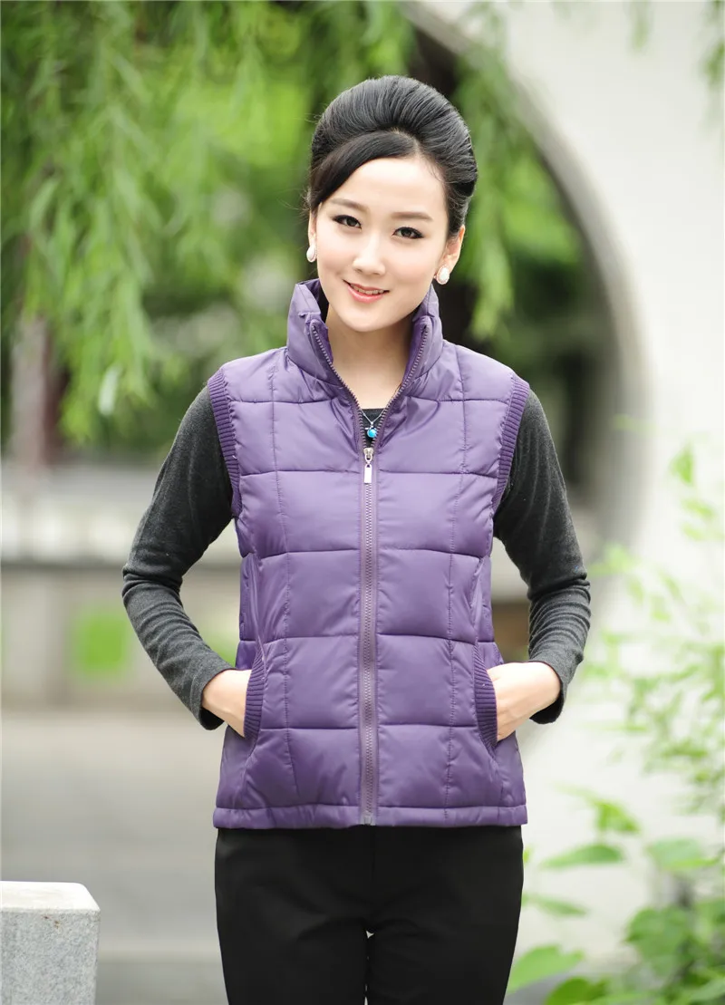 Woman Winter Plus Size Casual Solid Pocket Mandarin Collar Down Vest Lady Autumn Oversized Cardigan Warm Down Outerwear
Woman Winter Plus Size Casual Solid Pocket Mandarin Collar Down Vest Lady Autumn Oversized Cardigan Warm Down Outerwear