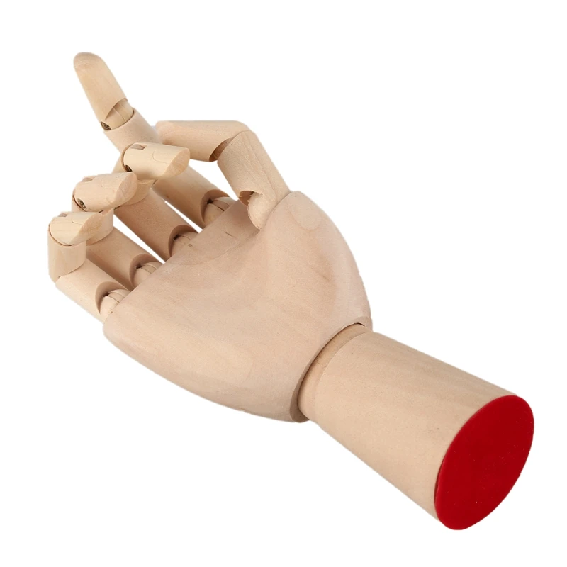 

18*6cm Wooden Articulated Right Hand Manikin Model Gift Art Alternatives